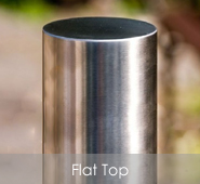 Flat Top Cylinder Bollard
