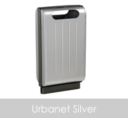 Urbanet Silver Litter Bin