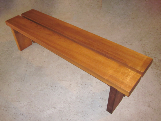 Backless Woodrow Bench