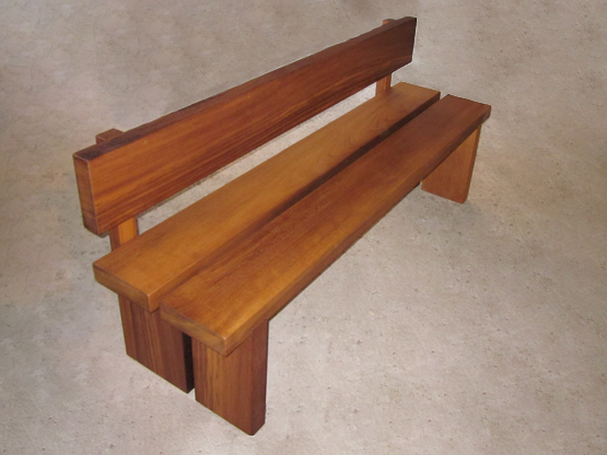 Woodrow Seat With Backrest