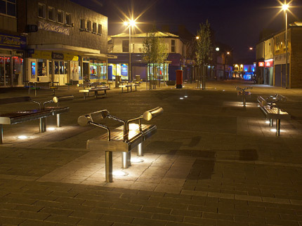 Bespoke Moveable City Benches