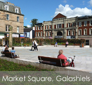 Market Square, Galashiels