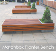 Matchbox Planter Bench