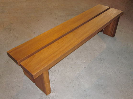 Backless Woodrow Bench